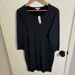 James Perse Raglan Sweatshirt Dress